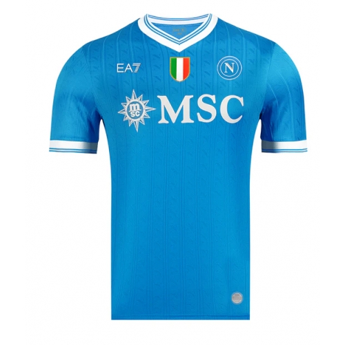 Billige Fotballdrakt SSC Napoli Replika Hjemmedrakt 2025-26 Kortermet Billige Fotballdrakt SSC Napoli Replika Hjemmedrakt 2025-26 Kortermet
